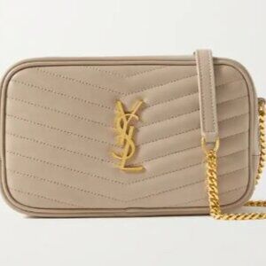 Saint Laurent Lou mini matelassé leather shoulder bag